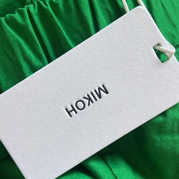 Mikoh Willa Shorts Sz 2 Small Grass Green NEW 100% Cotton - Picture 3 of 5